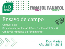 Fanafol Zinc 6 + Fanafol Boro 8 - Dos Marías - 2014/15