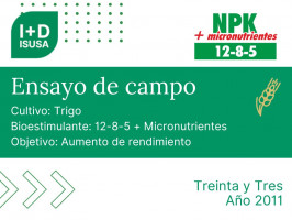 12-8-5 + Micronutrientes - Treinta y Tres - 2011